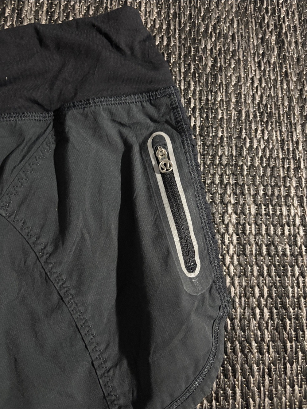 Lululemon Track That Short Ruched Ruffle Side Zip Pocket Runner Athletic - Picture 4 of 7